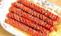 爆料地摊火腿肠视频教程,跟随视频教程学做美味街头小吃